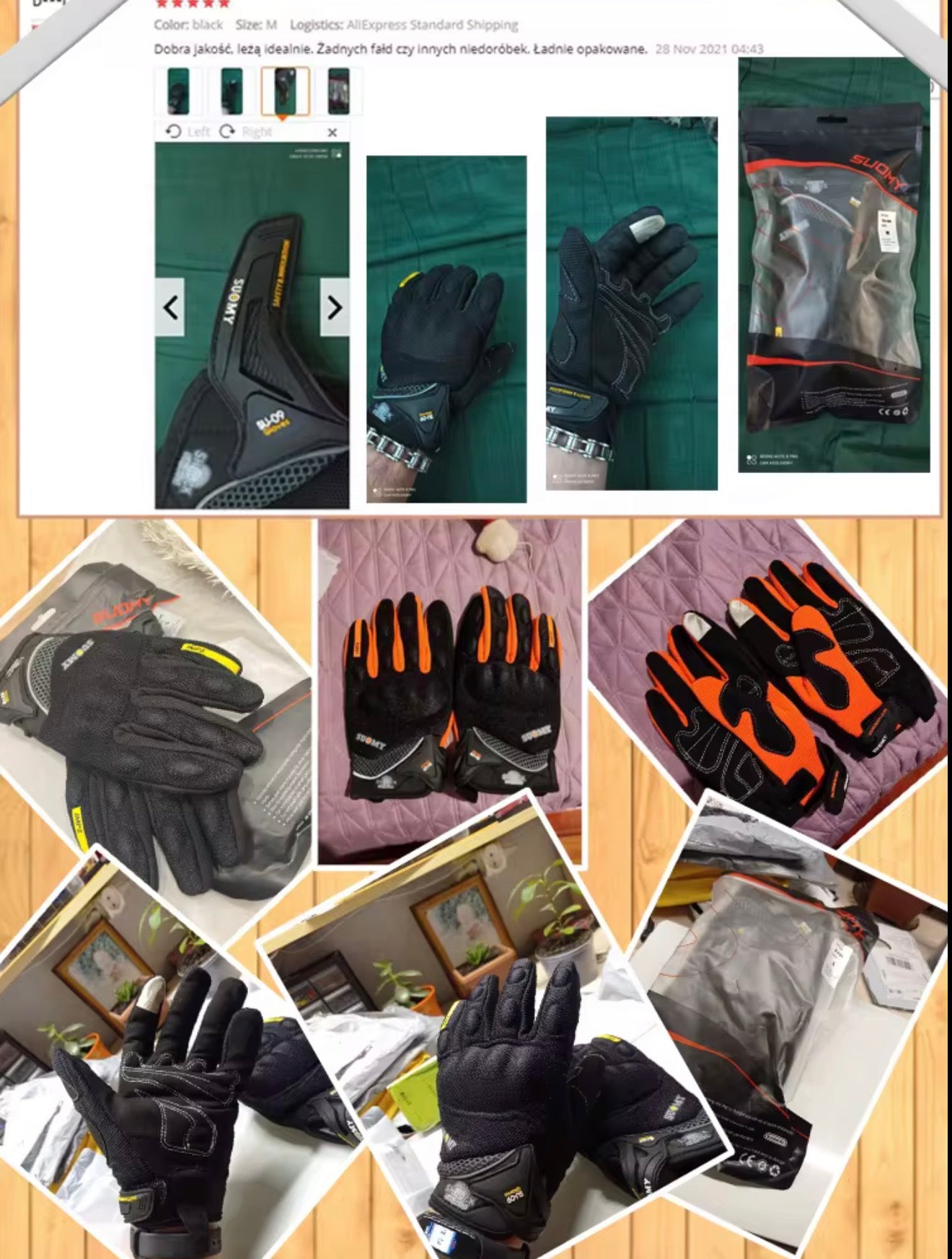 Gants Moto Été Respirants avec Protection des Articulations – Écran Tactile
