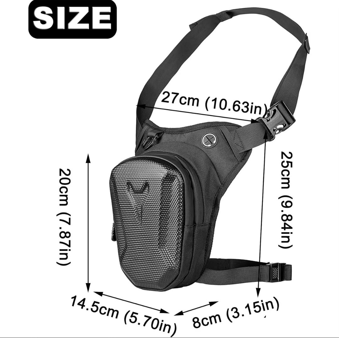 Sac Cuisse Moto Rigide Étanche – Grande Capacité