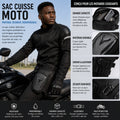 Sac Cuisse Moto Rigide Étanche – Grande Capacité